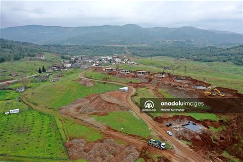 Köy tipi afet evleri Nurdağı nda yükselmeye başladı Anadolu Ajansı