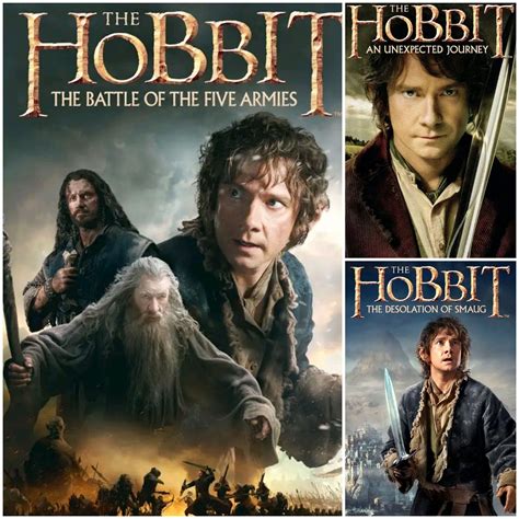 Dvd เดอะ ฮอบบิท ครบ 3 ภาค The Hobbit 3 Movie Collection หนังฝรั่ง แพ็คสุดคุ้ม แฟนตาซี ผจญภัย