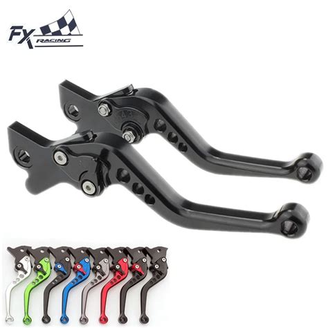 FXCNC Motorcycle Brake Clutch Levers Long Short Aluminum Adjustable For