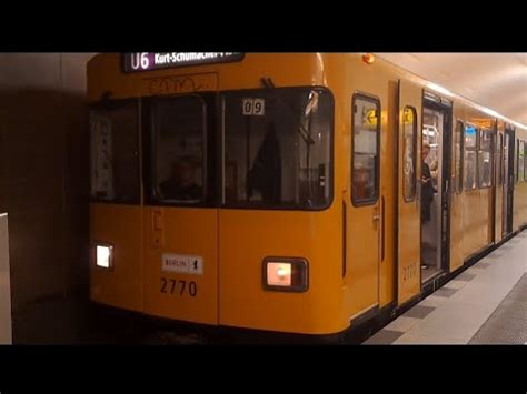 Berliner U Bahn U F Drehstromer F Mitfahrt Von Alt