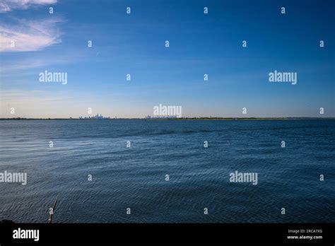 Views Of The Rockaway Inlet From The Rockaway Queens Ny Stock Photo