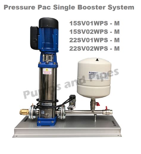 15SV 22SV Pressure Pac Single Booster Single Phase Set Including