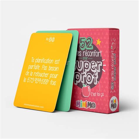 Cartes R Confort Pour Super Maman Minimo Motivation Ludique