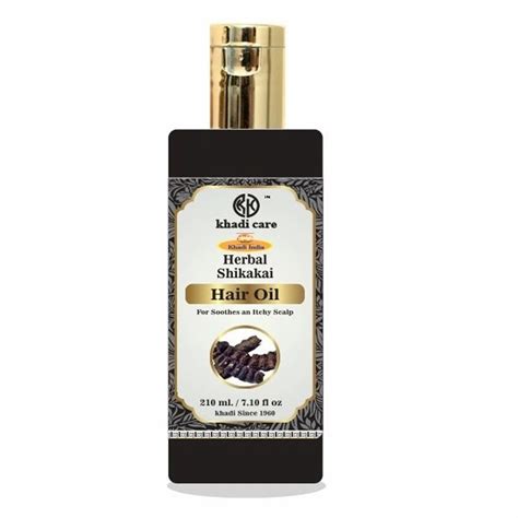 Khadi Care Herbal Shikakai Hair Oil At Rs 50bottle Herbal Hair Oil