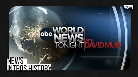 History Of ABC World News Tonight Intros Since 1952 YouTube