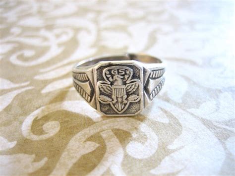 vintage girl scout ring. | Girl scouts, Rings for men, Girl scouts brownies