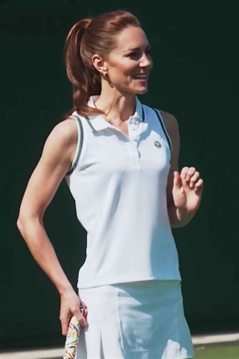 Kate Shows Off Amazing Skills In Surprise Doubles Tennis Match With