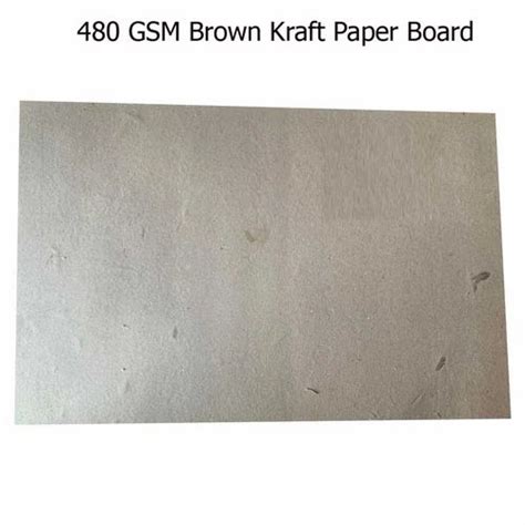 Brown Grey Gsm Brown Kraft White Paperboard Packaging Type