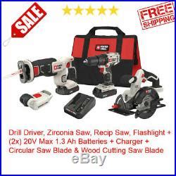 Porter Cable Tool V Max Lithium Ion Cordless Combo Kit Set Saw