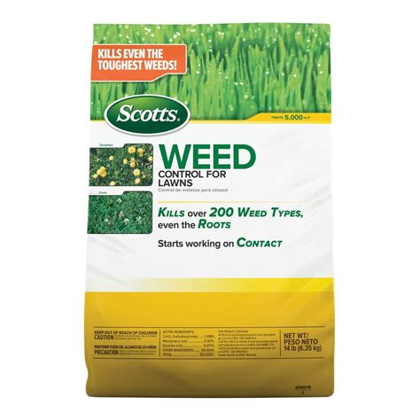 Scotts Weed Control For Lawns Northern 14 Lb Kills Dandelion