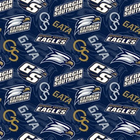 Ncaa Georgia Southern Eagles Watermark Print Football 100 Etsy Uk