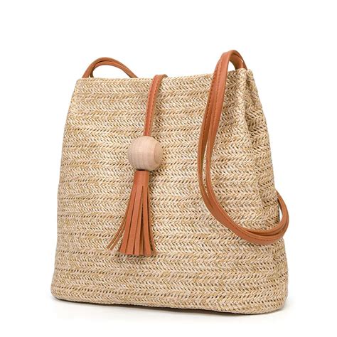 Wholesale 2019 New Fashion Summer Women Weave Straw Beach Bag Feminine