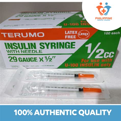 Terumo Insulin Syringe Cc Cc Pcs Box Lazada Ph