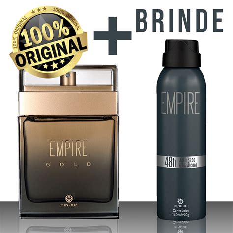 Perfume Empire Gold Hinode Desodorante Empire De Brinde Perfume