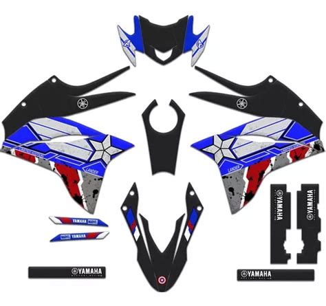 Kit Adesivo Gr Fico Yamaha Lander Edition Escorrega O