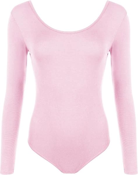 Para Mujer Body De Manga Larga Para Mujer Elástico Body Leotardo Body