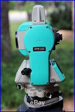 Nikon DTM 322 5 Survey Conventional Total Station DTM322 With Case Exc