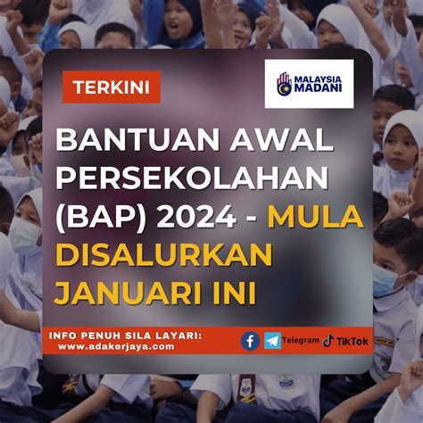 Bantuan Awal Persekolahan Bap Mula Disalurkan