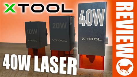 XTool 40W Diode Laser Module Review 40W Output Integrated Air