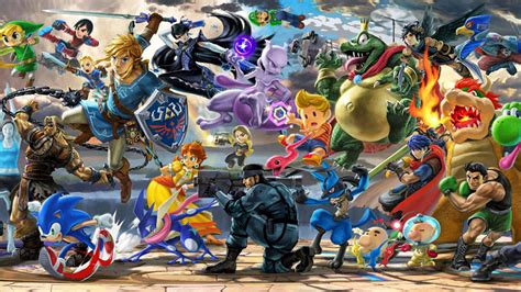 Art Super Smash Bros Ultimate (#1496401) - HD Wallpaper & Backgrounds ...