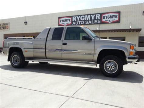 Find Used 1998 Chevrolet 3500 Silverado Ext Cab Dually 74l 454 1 Ton