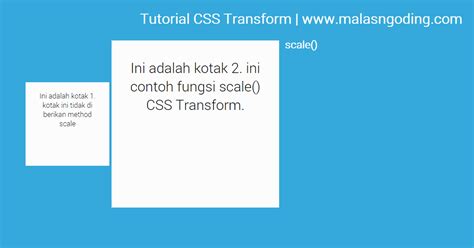 Belajar CSS3 Transform Translate Scale Skew Rotate Matrix