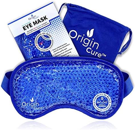 Amazon Origin Cure Blue Gel Eye Mask Hot And Cold Cooling Gel