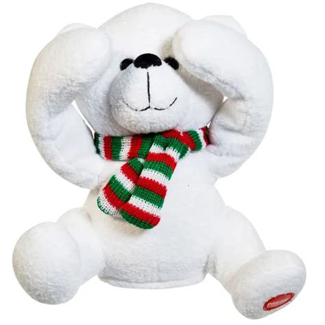 Peek-A-Boo Christmas Bear - RetroFestive.ca