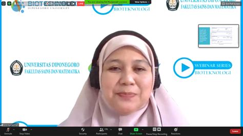 Webinar Peran Bioinformatika Dalam Pemanfaatan Sumber Daya Hayati