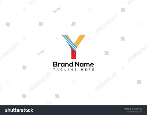 Abstract Y Letter Modern Initial Lettermarks Stock Vector Royalty Free