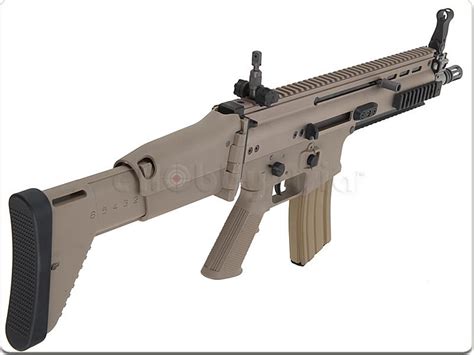 Balikpapan Airsofter WE SCAR GBBR Open Bolt TAN