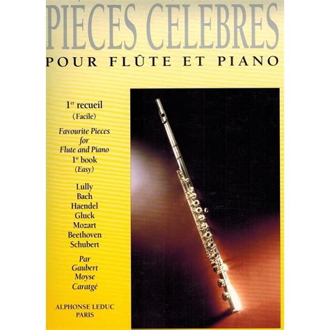 Favourite Pieces For Flute And Piano Book 1 Edited By Compilation Just Flutes