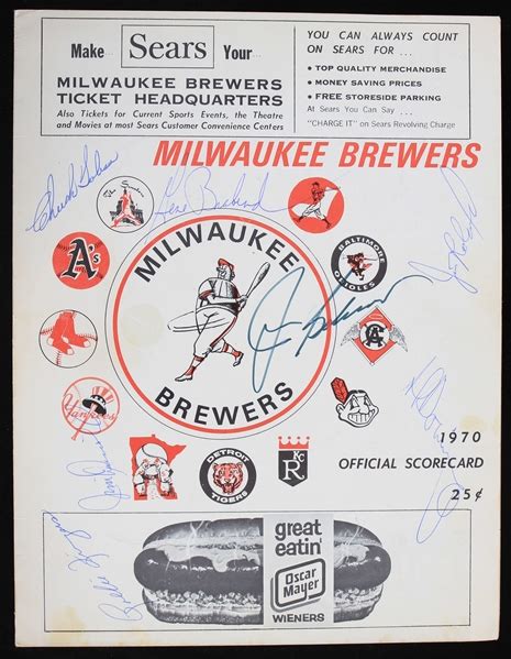 Lot Detail 1970 Gene Brabender Milwaukee Brewers And Rollie Fingers