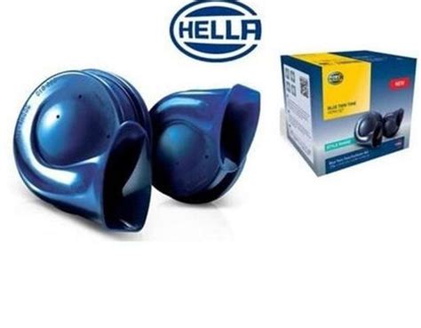 Jual Klakson Hella Keong Blue Biru Twin Tone Horn Set Mobil Di Seller