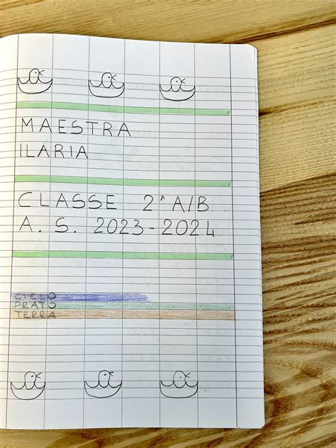 Il Quaderno Del Corsivo La Maestra Ilaria