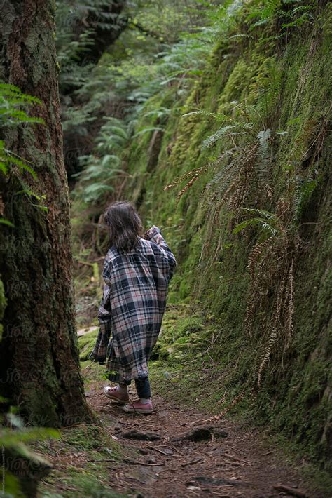 "Little Girl Hiking In The Forest" by Stocksy Contributor "Ronnie ...