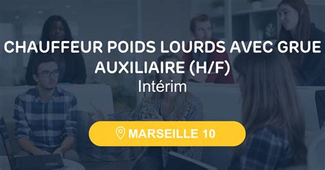 CHAUFFEUR POIDS LOURDS AVEC GRUE AUXILIAIRE H F Merciii