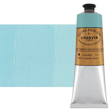 Charvin Oil Caribbean Blue Extra Fine Ml Paint Jerry S Artarama