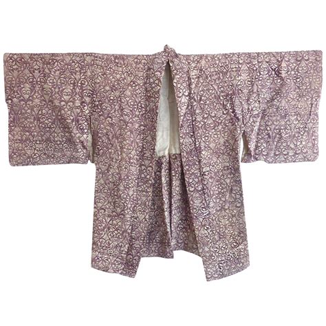 Silk Vintage Kimono Robe From Antique Asian Textile Collector At 1stdibs