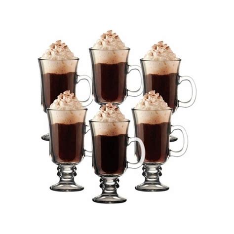 Kit Canecas Em Vidro Irish Coffe Pe As Ml Capuccino Mercadolivre