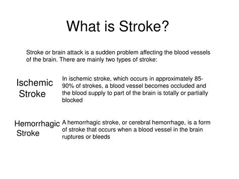 Ppt What Is Stroke Powerpoint Presentation Free Download Id 278925