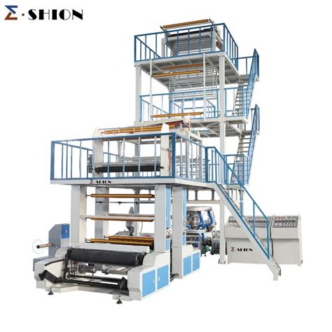 With Automatic Winder Layer Film Blowing Machine China Three Layer