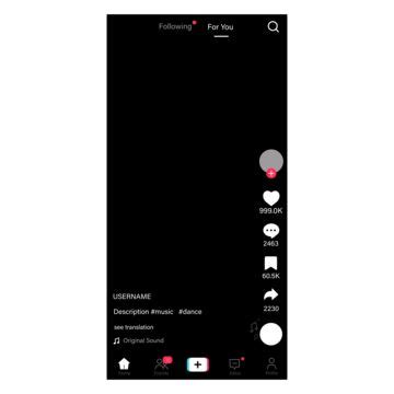 Tiktok Interface Design Tiktok Tiktok Music Party Border Blue Red