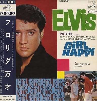 Popsike Elvis Presley Girl Happy Vinyl Lp Album Record Japanese