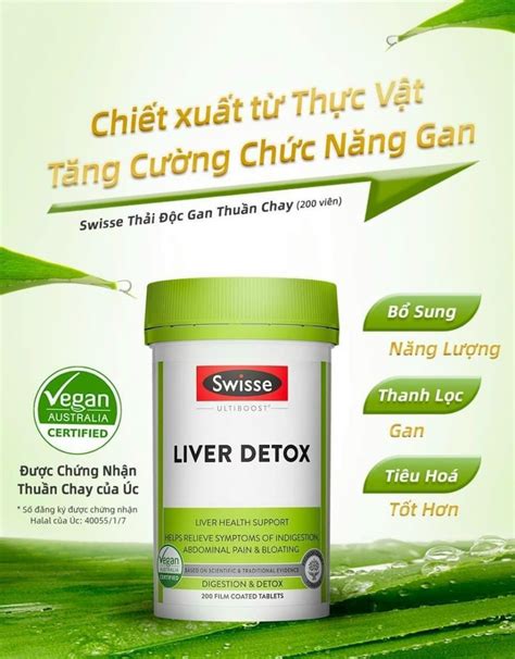 Vi N U Ng Th I C Gan Swisse Liver Detox C Vi N