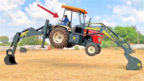 New Look Of Jcb Swaraj Fe Tractor Jcb Machine Tractor Mounted