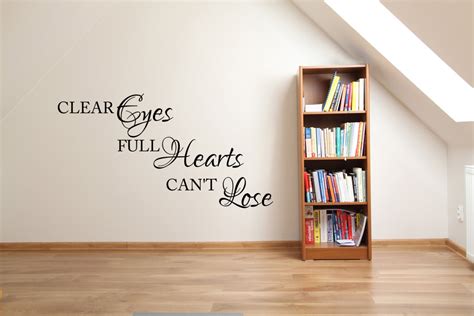 Clear Eyes Full Hearts Can't Lose Inspirational Wall - Etsy