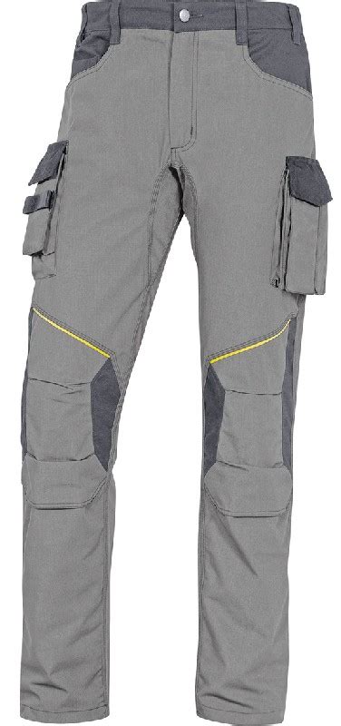 Pantalon Mach Corporate Gris Clair Gris Fonc Polyester Coton