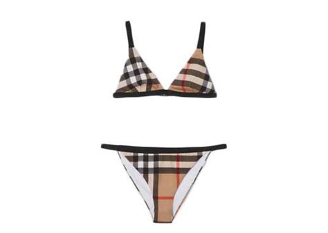 Burberry Check Triangle Bikini Archive Beige 80391971 Solesense