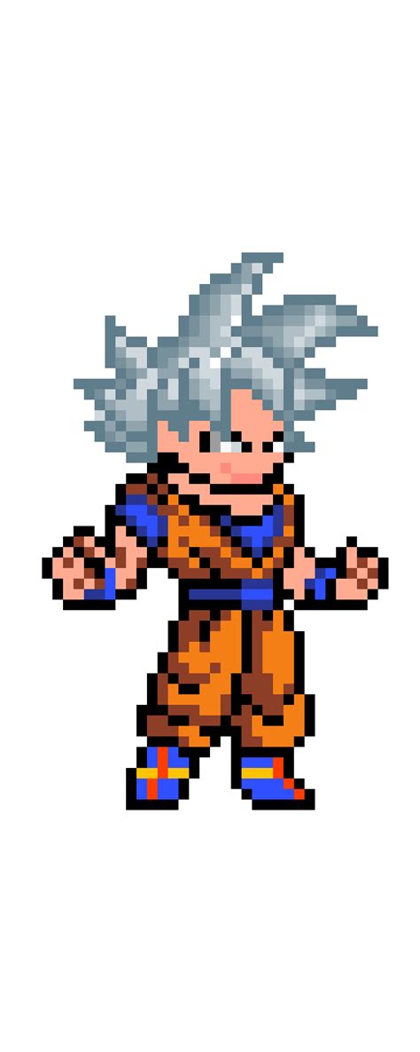 Goku Pixel Art